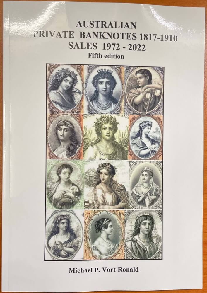 Australian Private (Pre Federation) Banknote Pedigrees Book By Mick Vort-Ronald product image