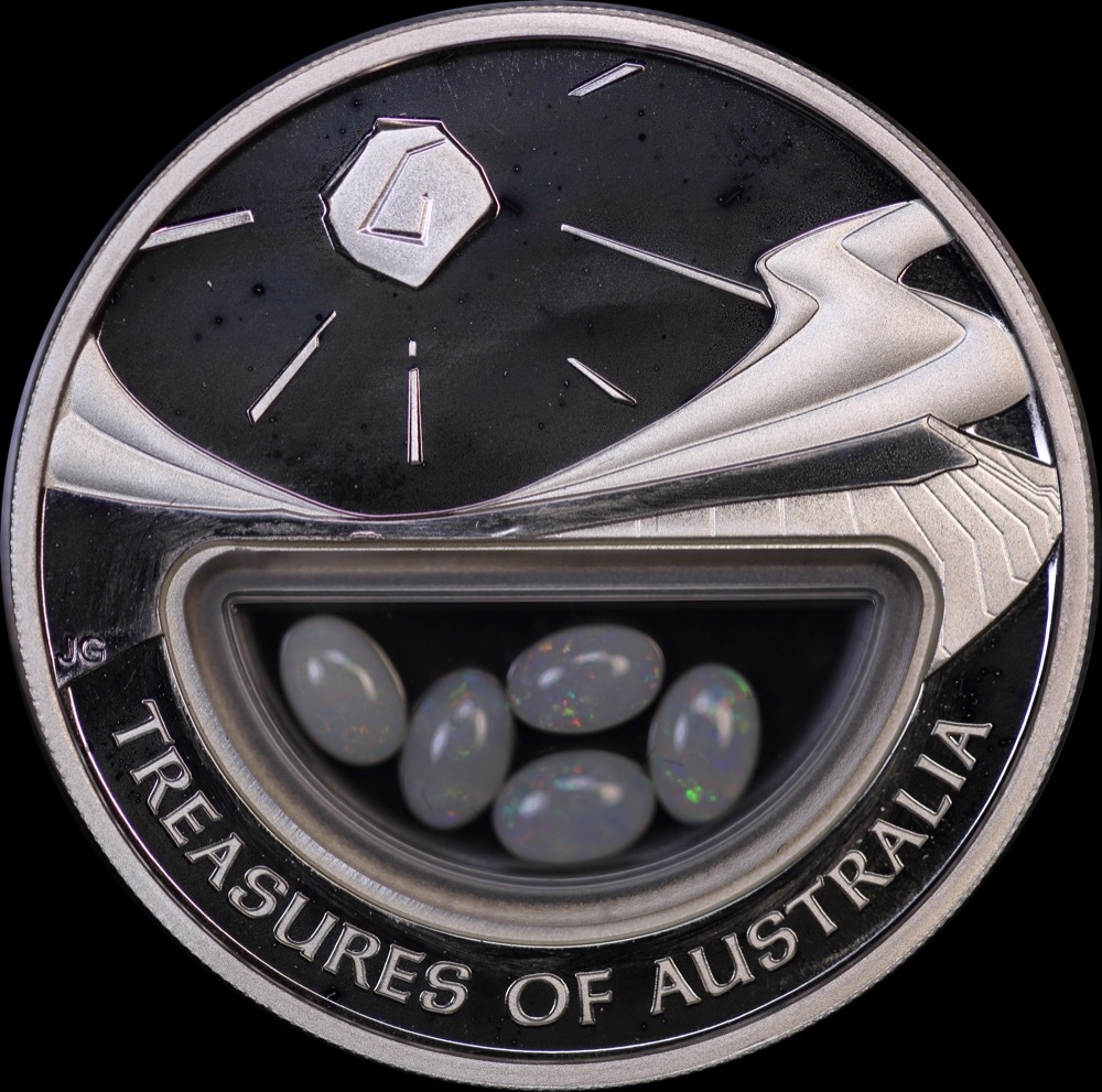 2008 Silver One Ounce Proof Coin Treasures Of Australia Opals product image
