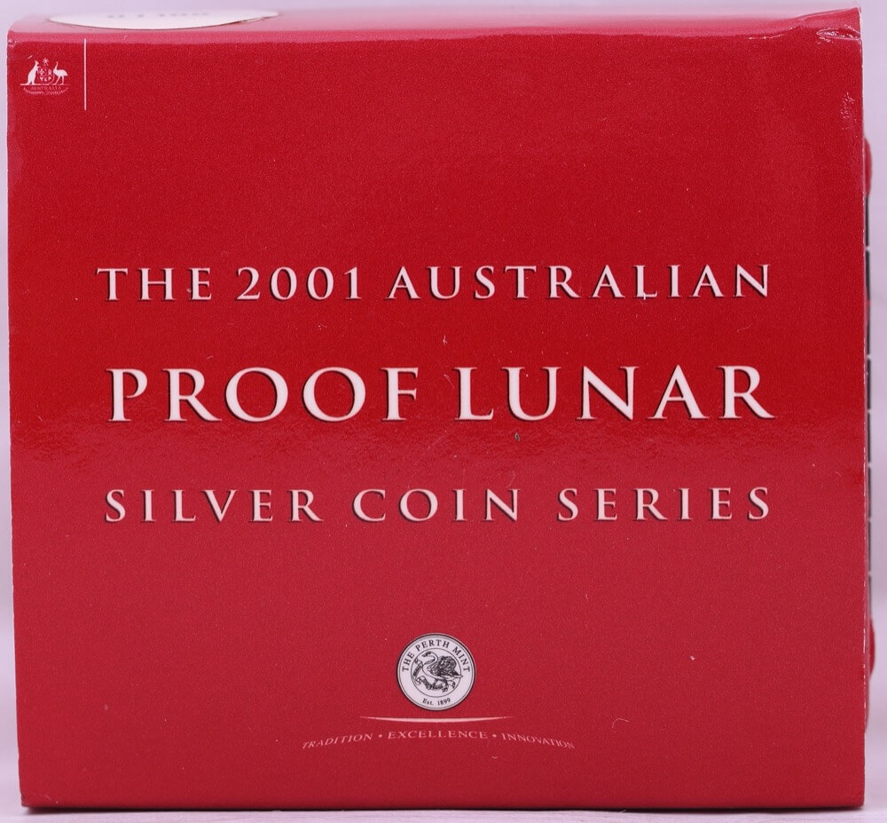 2001 Silver Lunar Half Ounce Proof Coin 2001 Snake product image