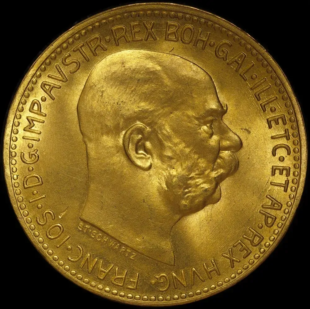 Austria 1915 Gold 20 Coronas KM#2818 Uncirculated product image