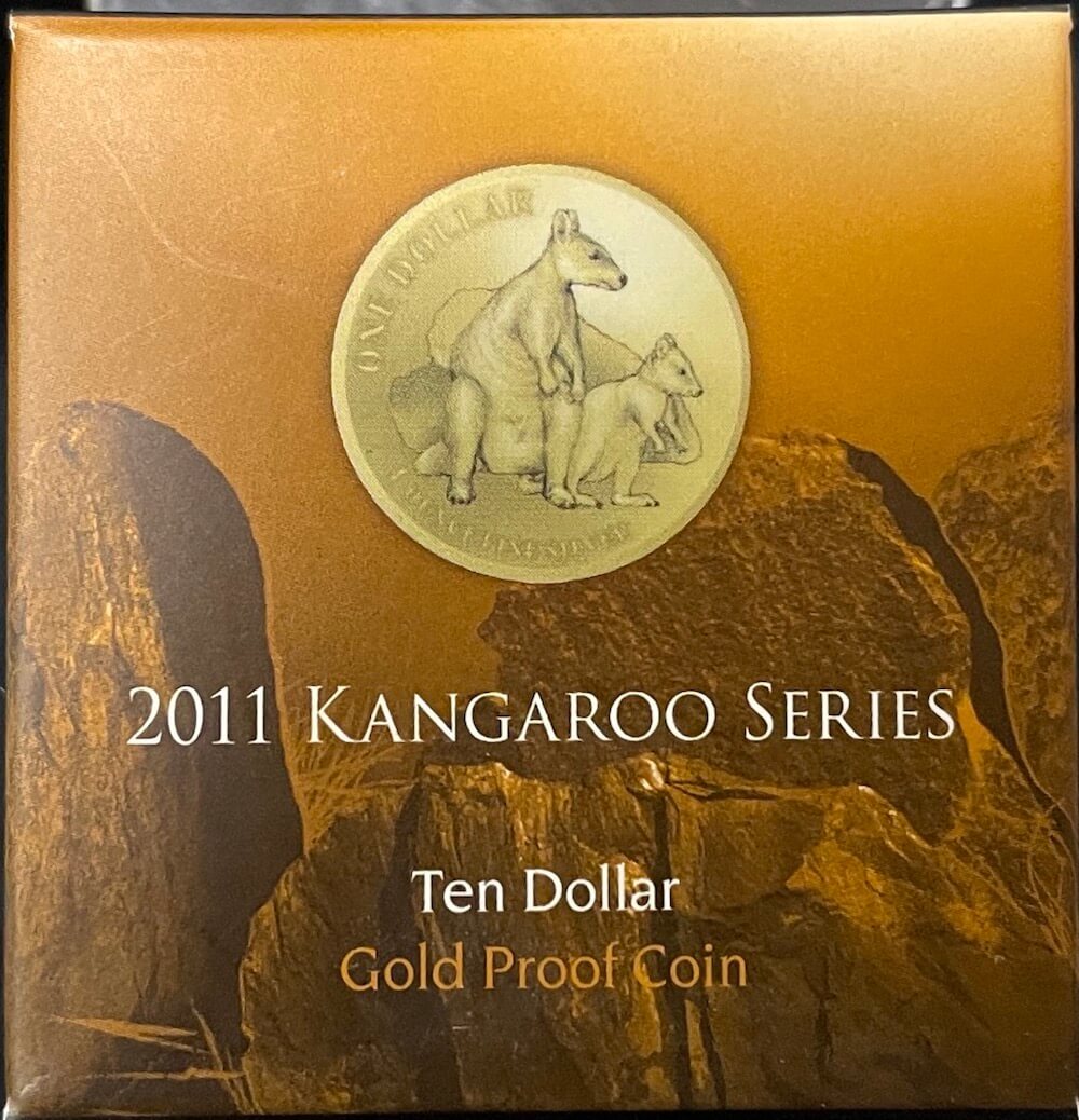 2011 Ten Dollar Gold Proof Coin Kangaroo product image