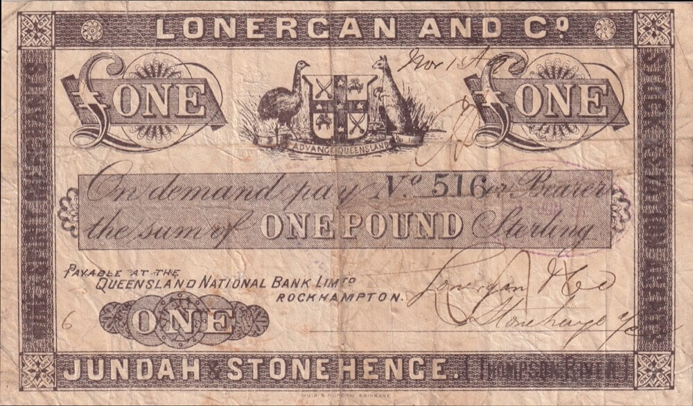 1953 One Pound Coombs/Wilson R33 about EF product image
