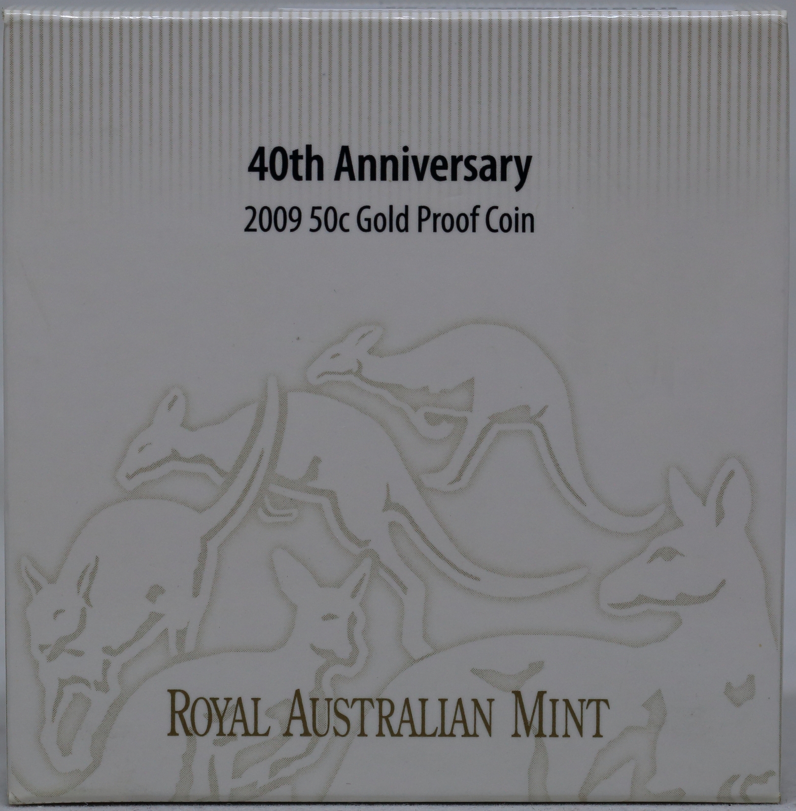 2009 50 Cent Gold Proof Coin 40th Anniversary Commemorative product image