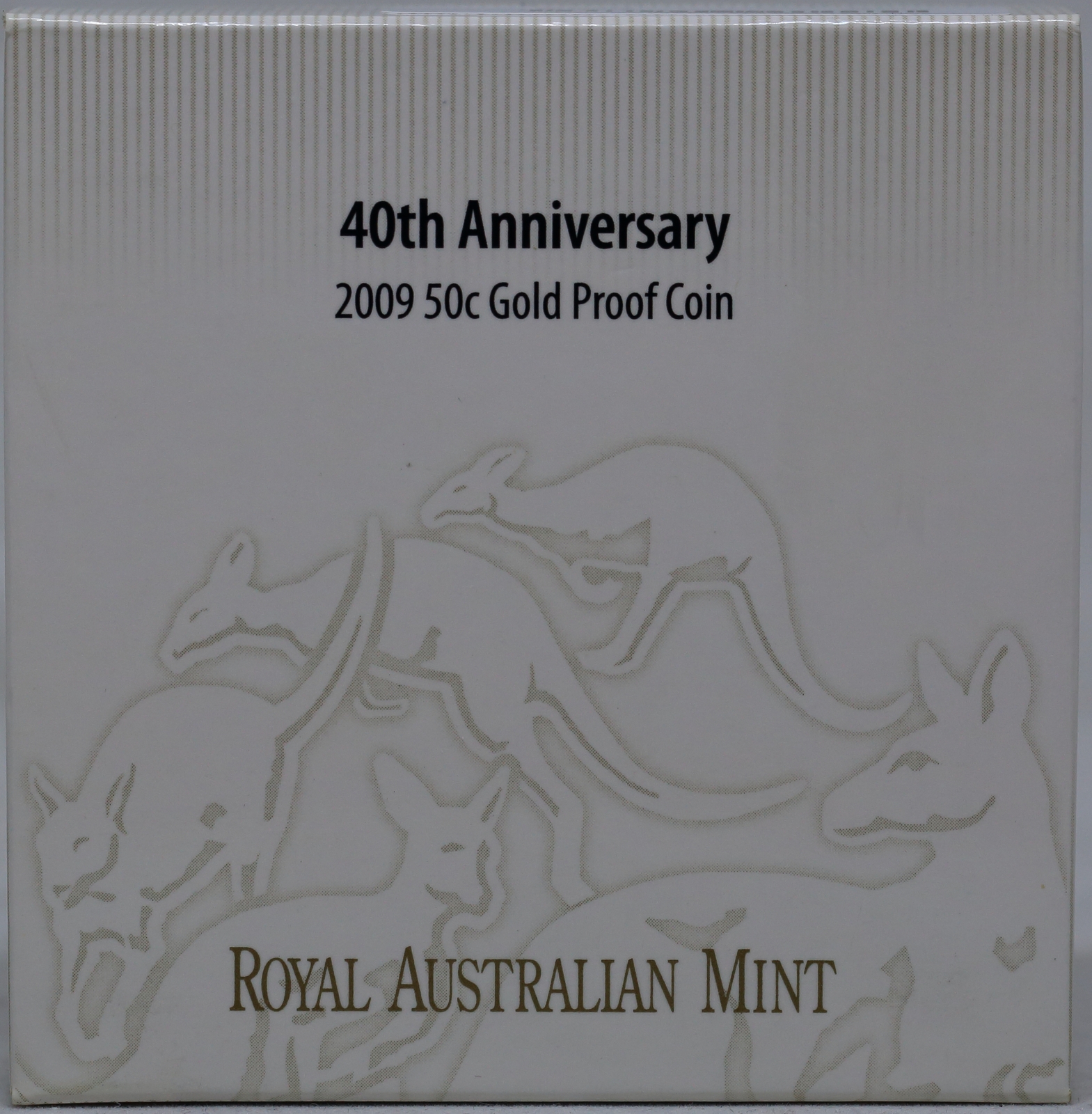 2009 50 Cent Gold Proof Coin 40th Anniversary Commemorative product image