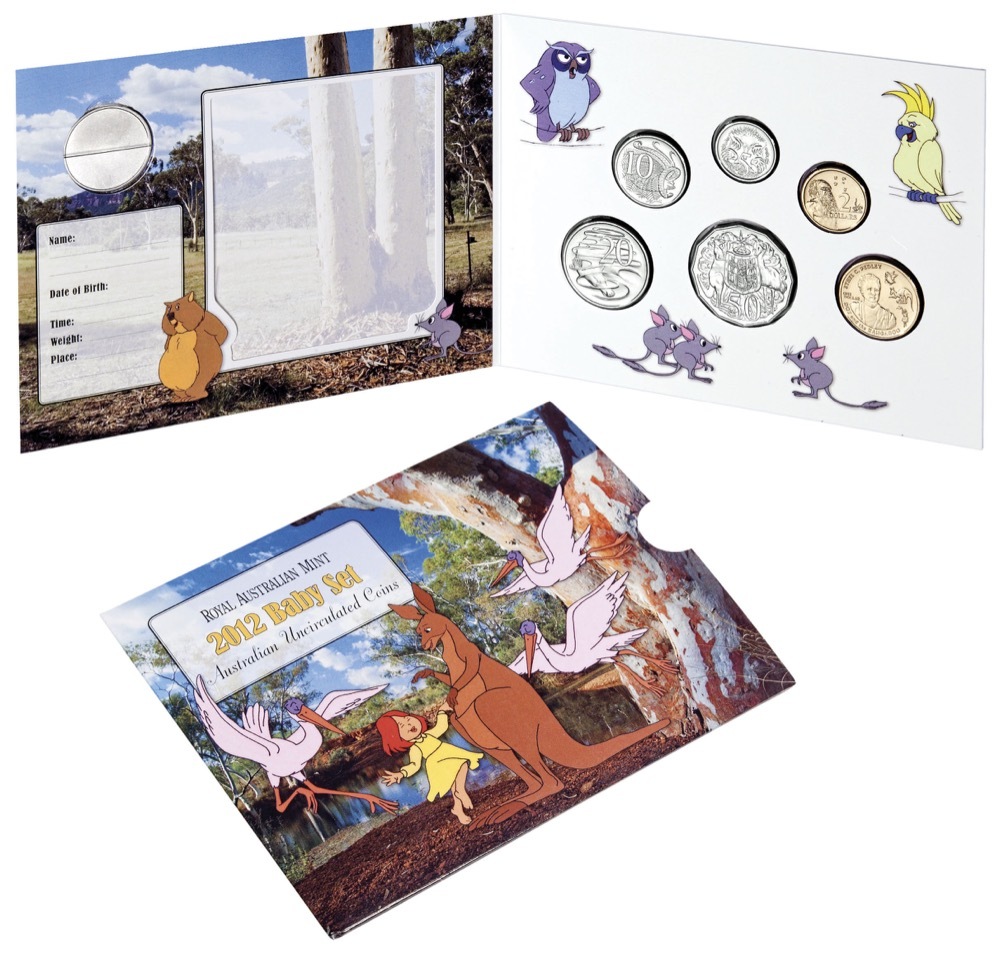 Australia 2012 Baby Uncirculated Mint Coin Set Dot and the Kangaroo product image