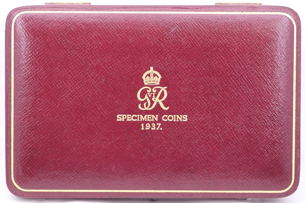 Great Britain 1937 Proof Coin Set (15) In Presentation Case product image