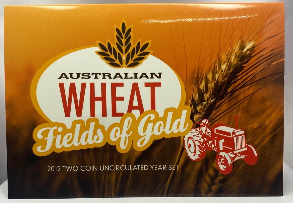 Australia 2012 Two Coin Mint Set Australian Wheat - Fields of Gold product image
