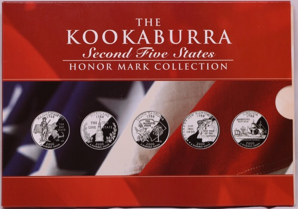 2000 Silver Two Ounce Specimen Honor Mark Collection Second Five States product image