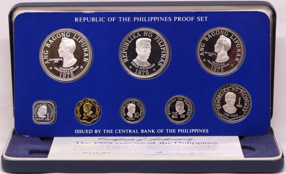 Philippines 1975 Proof Coin Set KM#PS8 product image