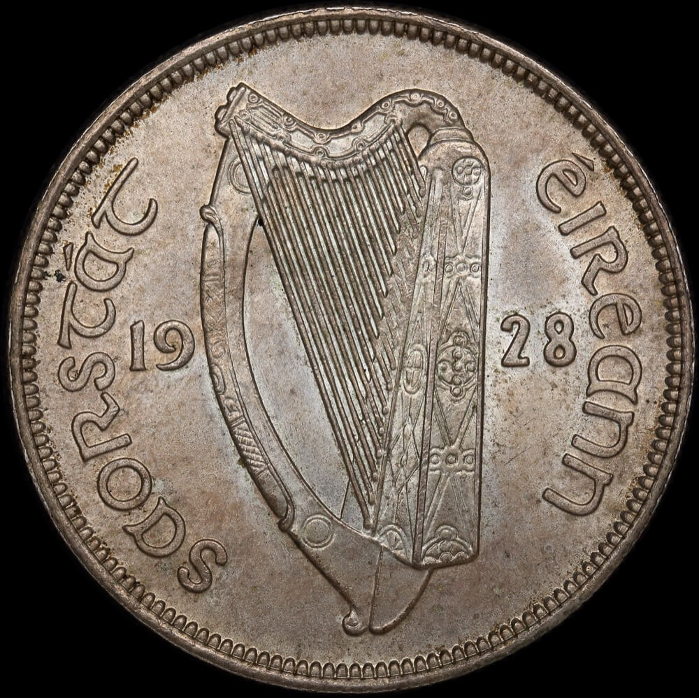 Ireland (Republic) 1928 Silver Half Crown KM#8 Uncirculated product image