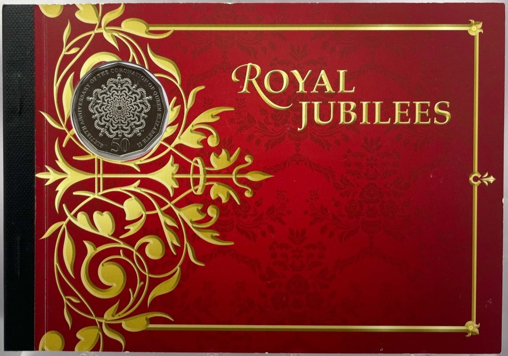 2013 50 Cent Coin in Stamp Book - Royal Jubilees product image