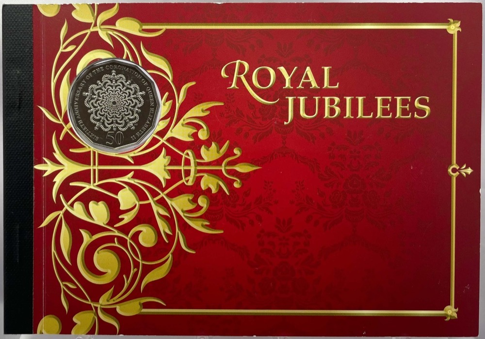 2013 50 Cent Coin in Stamp Book - Royal Jubilees product image