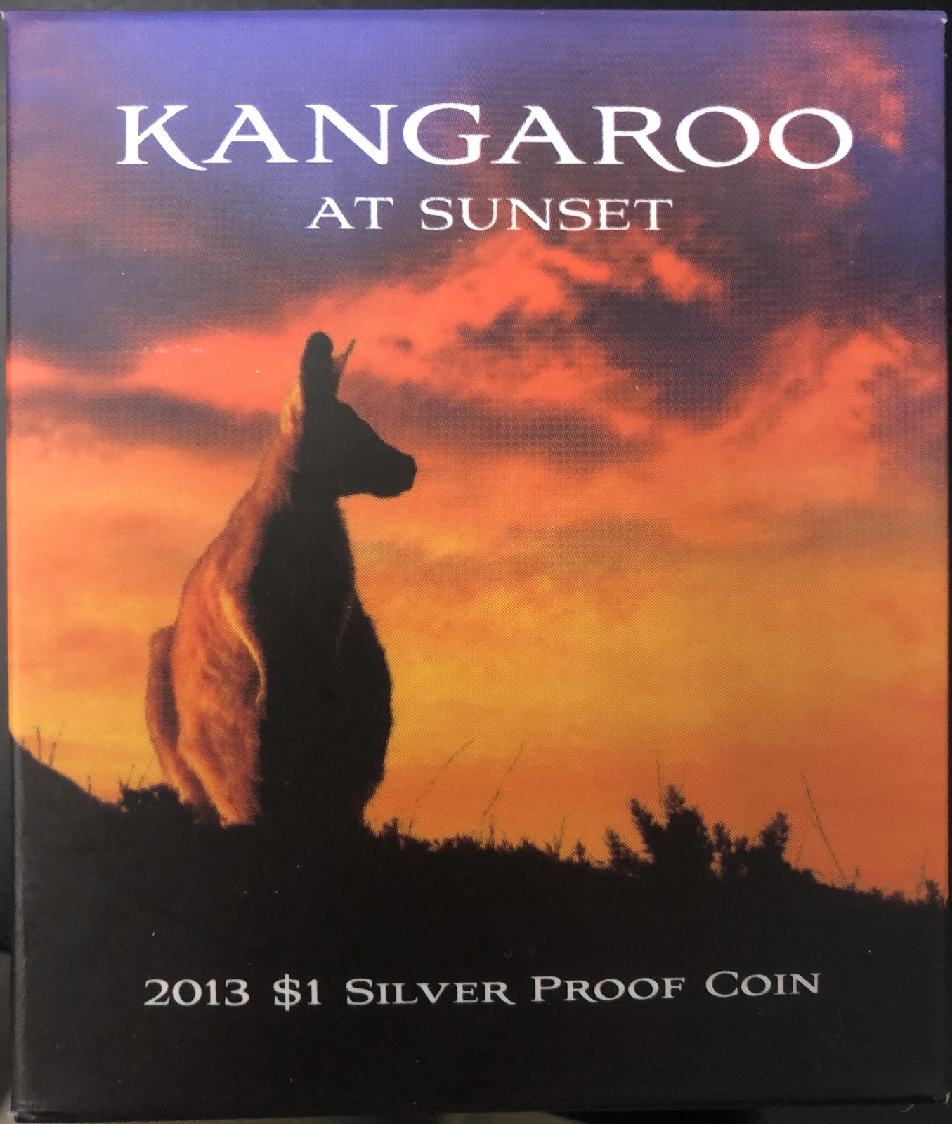 2013 Silver $1 Proof Kangaroo at Sunset product image