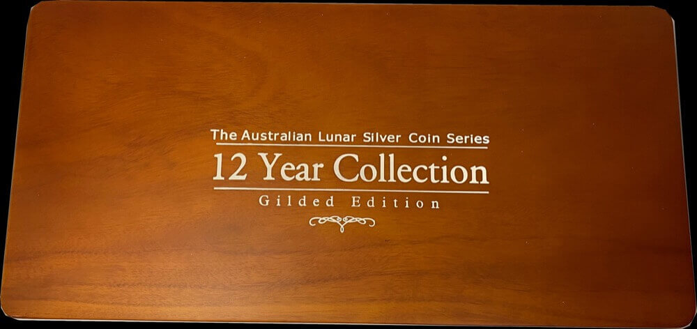 1999-2010 Silver Lunar 12 Coin Gilded Edition Set product image