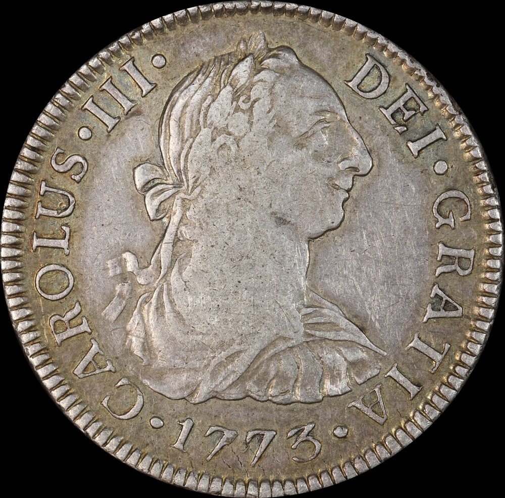 Mexico 2 Reales 1773 KM#88.2 Very Fine product image
