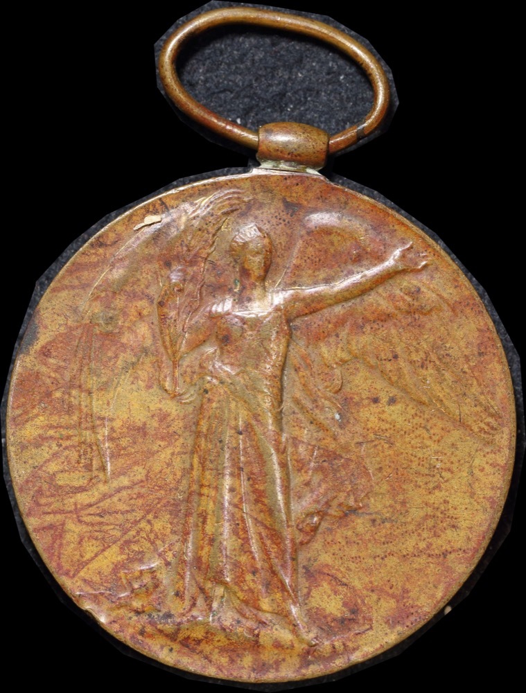 Australia WWI Victory Medal Private AEB Fender 4th Battalion KIA France 1916 product image