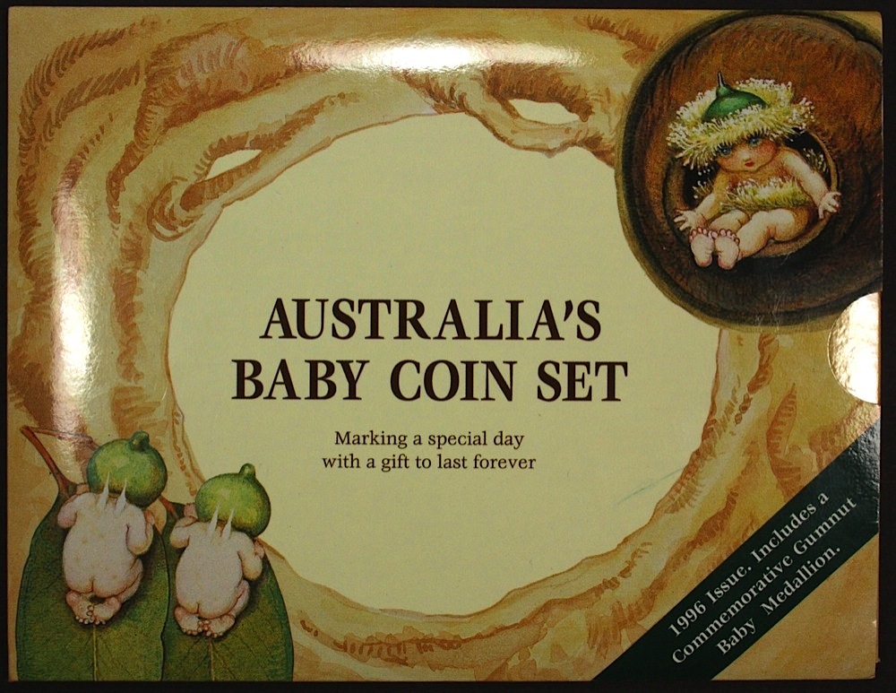 Australia 1996 Baby Uncirculated Mint Coin Set Henry Parkes (Type 2 Packaging) product image