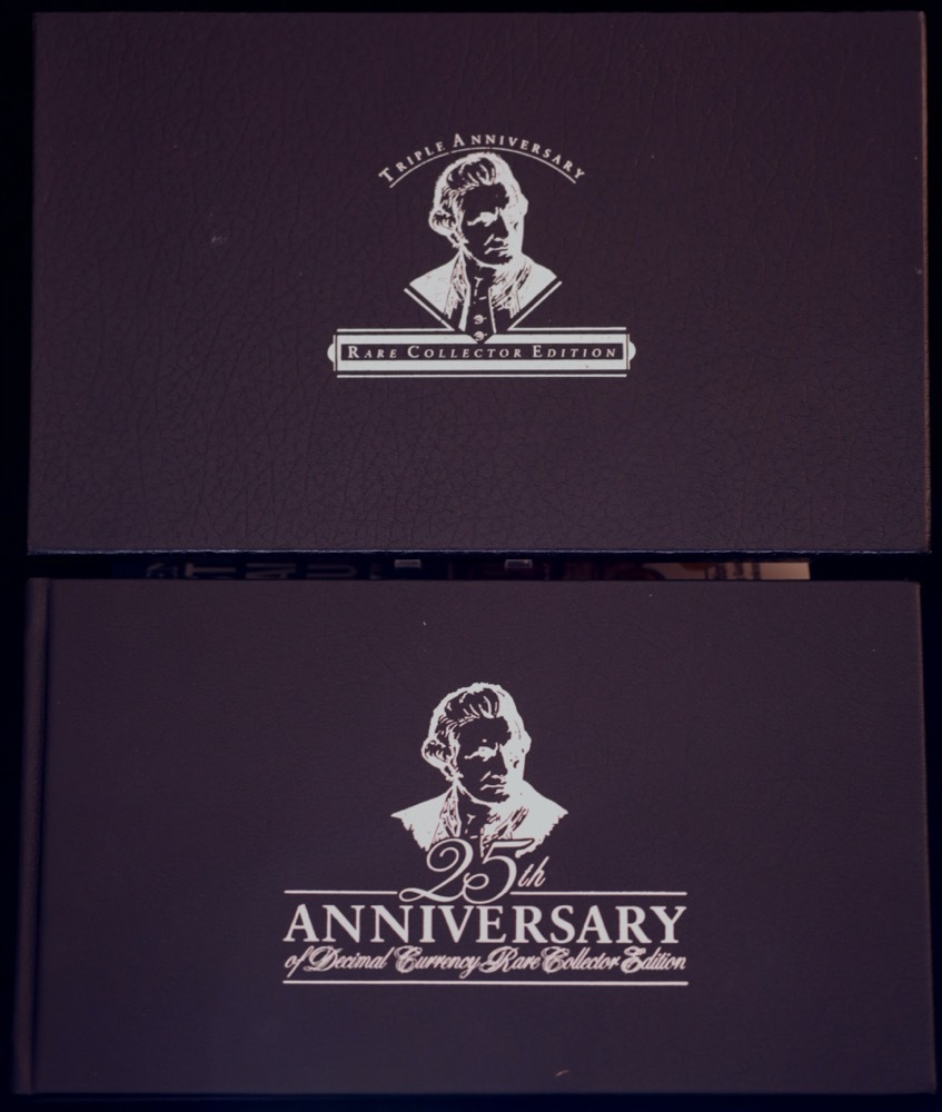 1991/1994 Matched Pair 25th And Triple Anniversary Banknote Portfolios product image