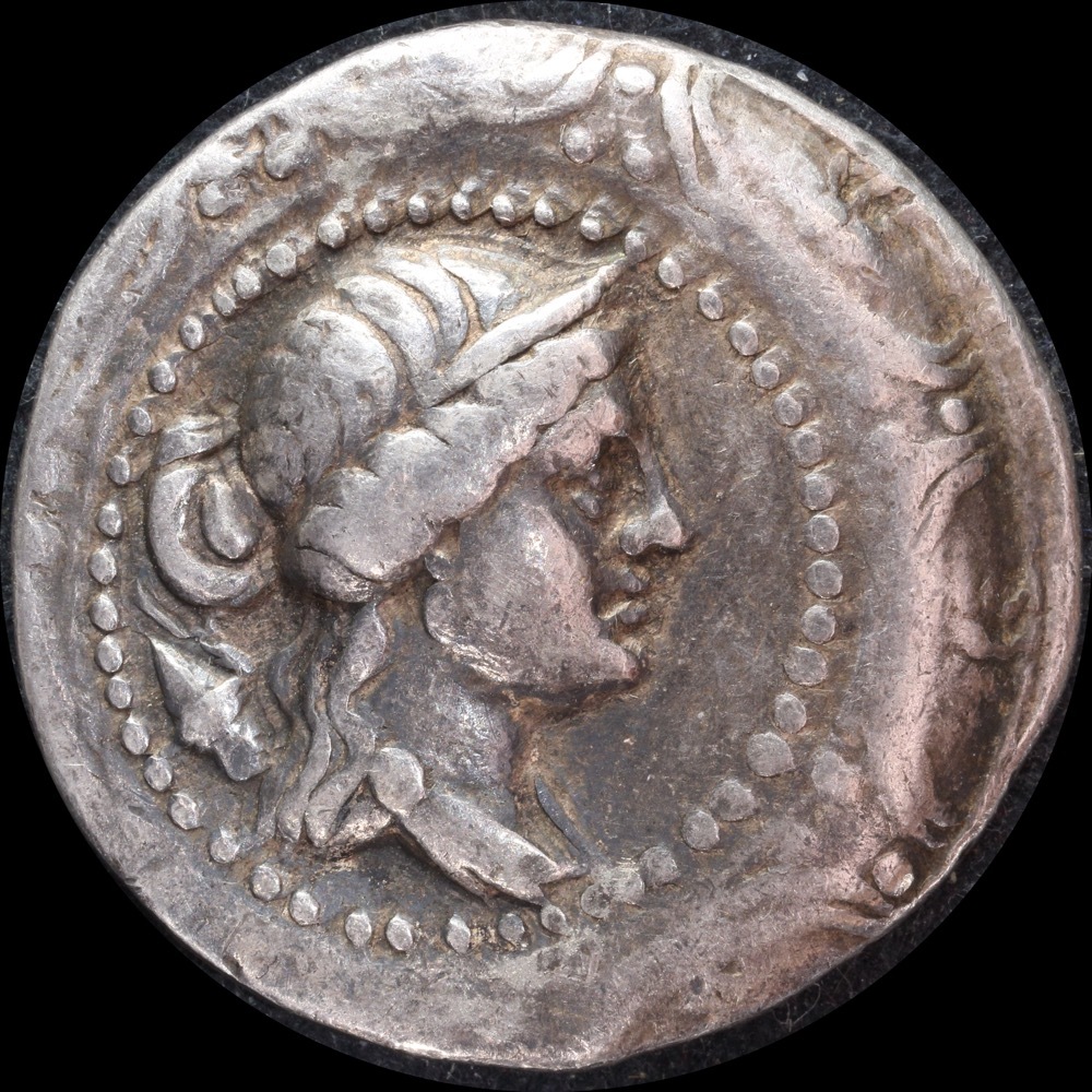 Ancient Greece (Thrace / Amphipolis)  158~149 BC Silver Tetradrachm S# 1386 Very Fine product image