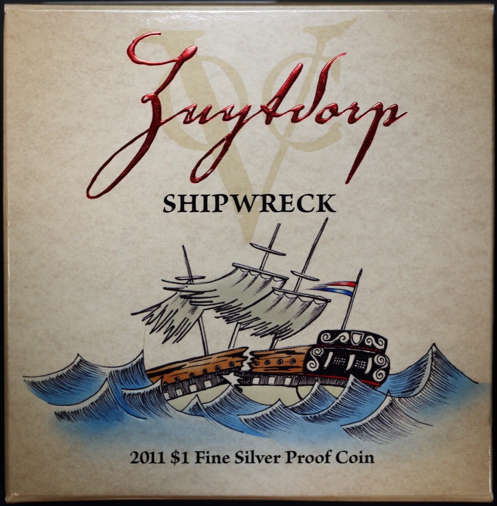 2011 Proof Silver $1 Zuytdorp Shipwreck product image