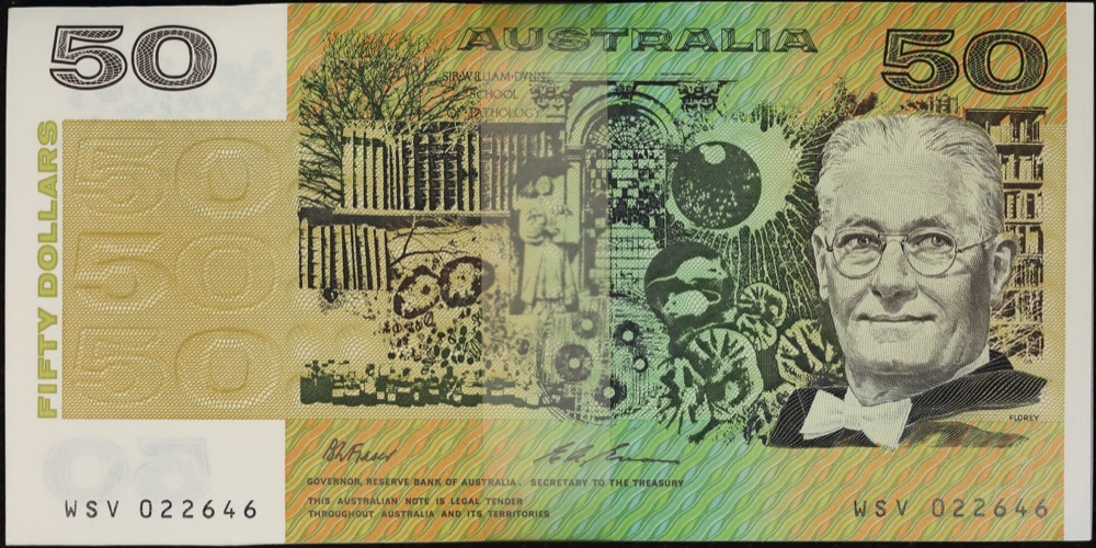 1993 $50 Note Bundle of 100 Fraser/Evans R515 Uncirculated product image
