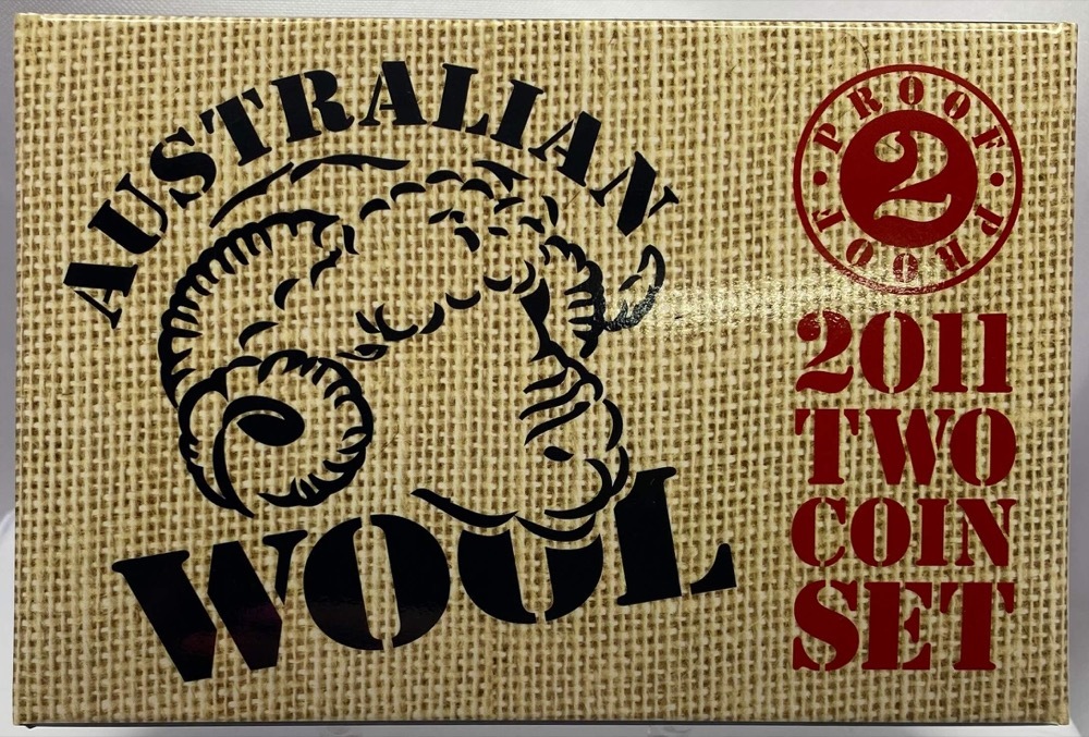 Australia 2011 Two Coin Proof Set Australian Wool product image