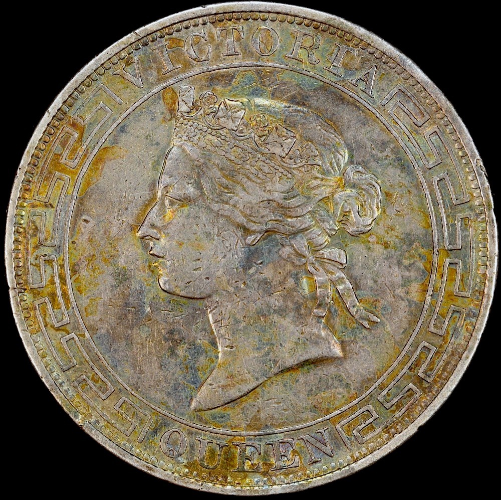 Hong Kong 1868 Silver Dollar KM#10 PCGS XF45 product image
