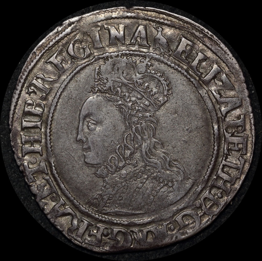 1558 ~ 1603 Silver Shilling Elizabeth I S#2555 Very Fine product image