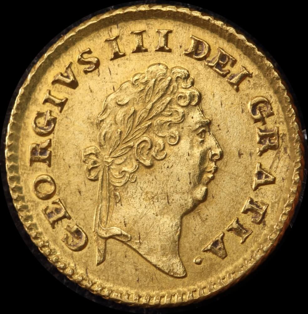 1800 Gold Third Guinea George III S#3738 good EF product image