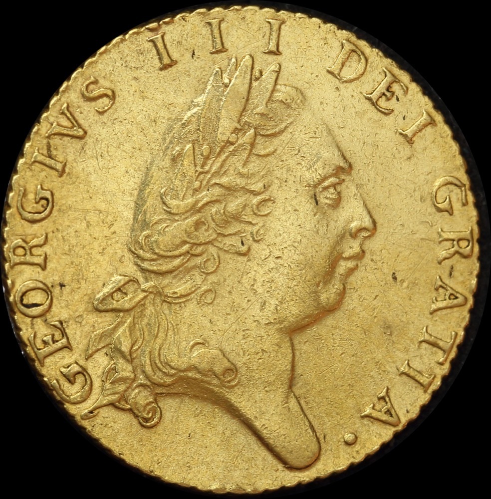 1789 Gold Half Guinea George III S#3735 good EF product image