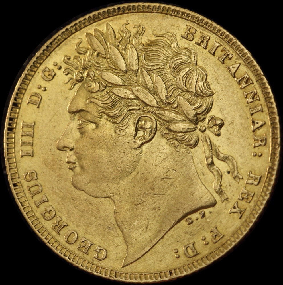 1821 Gold Sovereign George IV S#3800 good EF product image