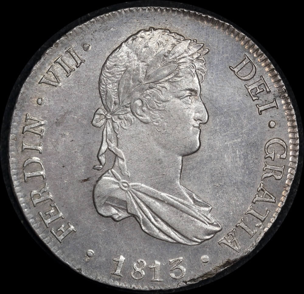 Peru 1813 Silver 8 Reales KM# 117.1 PCGS MS63 product image