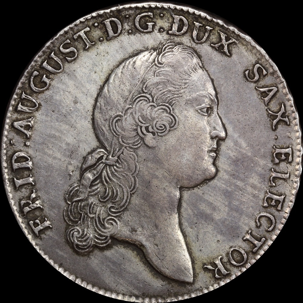 German States (Saxony) 1778 EDC Silver Thaler KM# 992.1 good VF product image