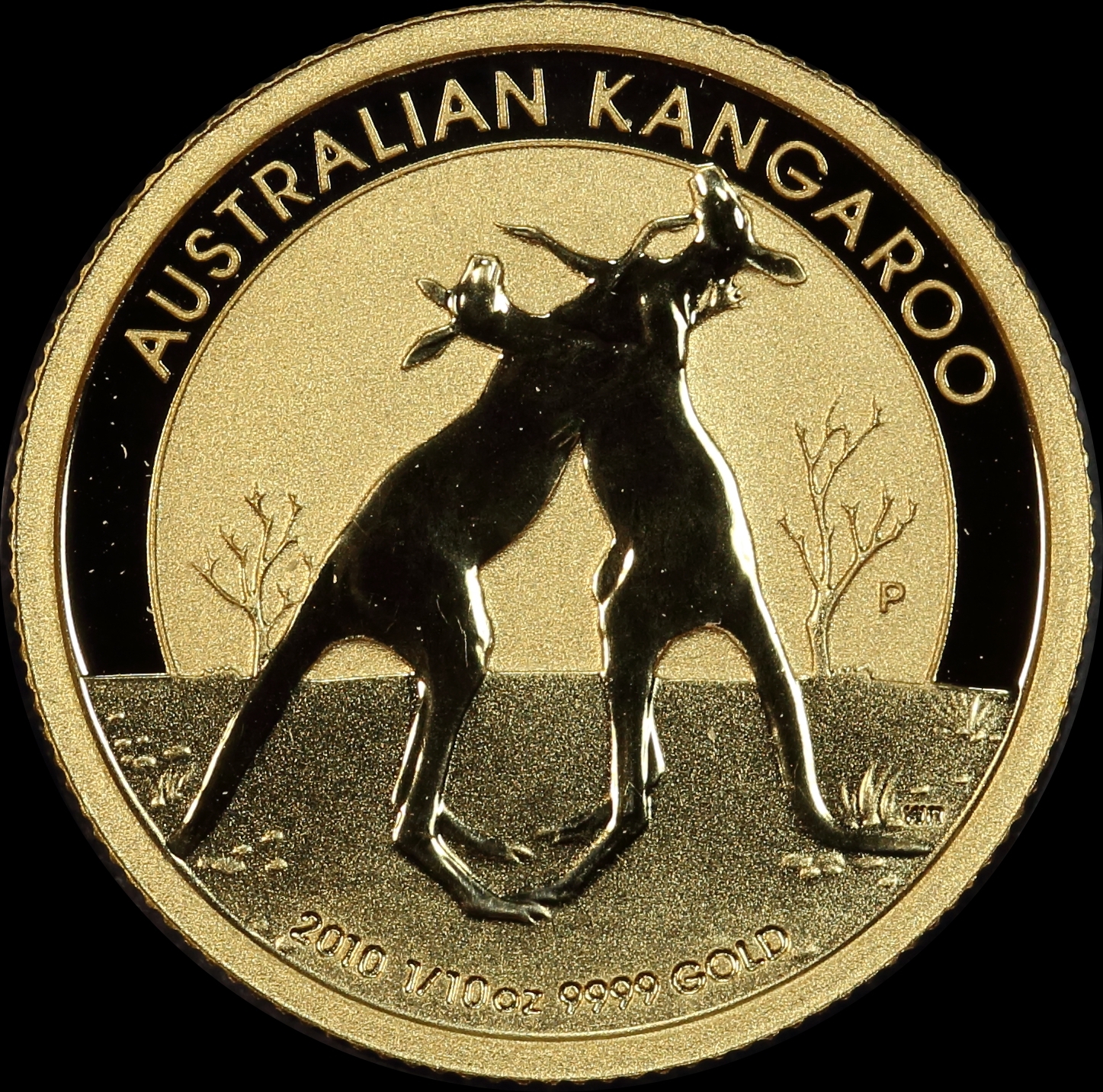 2010 Gold Tenth Ounce Specimen Coin Kangaroo Nugget product image