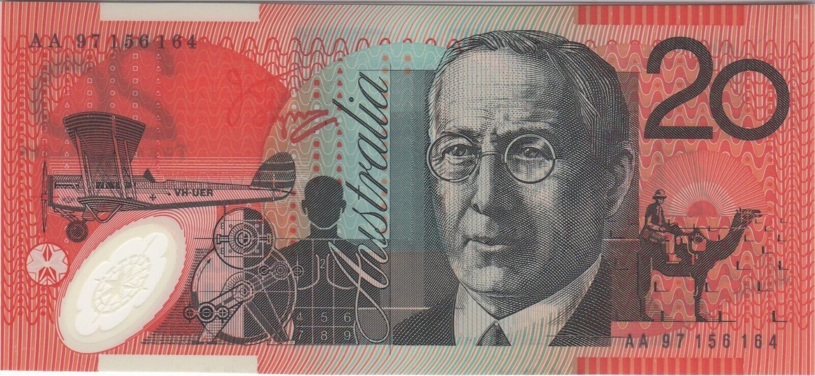1998 $20 Note AA98 First Prefix MacFarlane/Evans R418bF Uncirculated product image