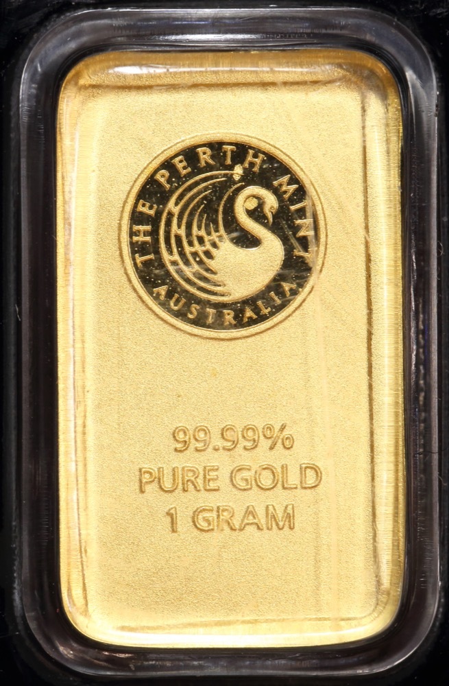 Perth Mint Fine Gold 1 gram Minted Ingot product image