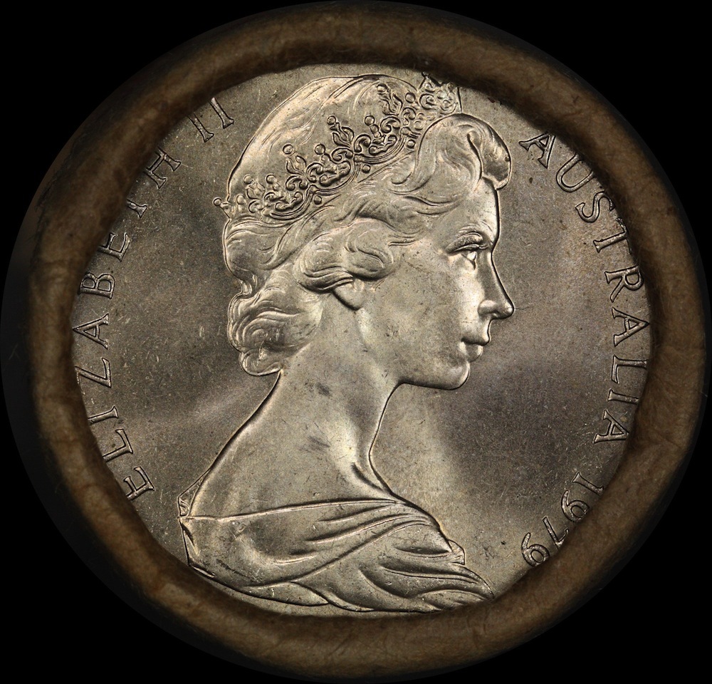 1979 50 Cent Mint Roll - Double Bar Variety product image