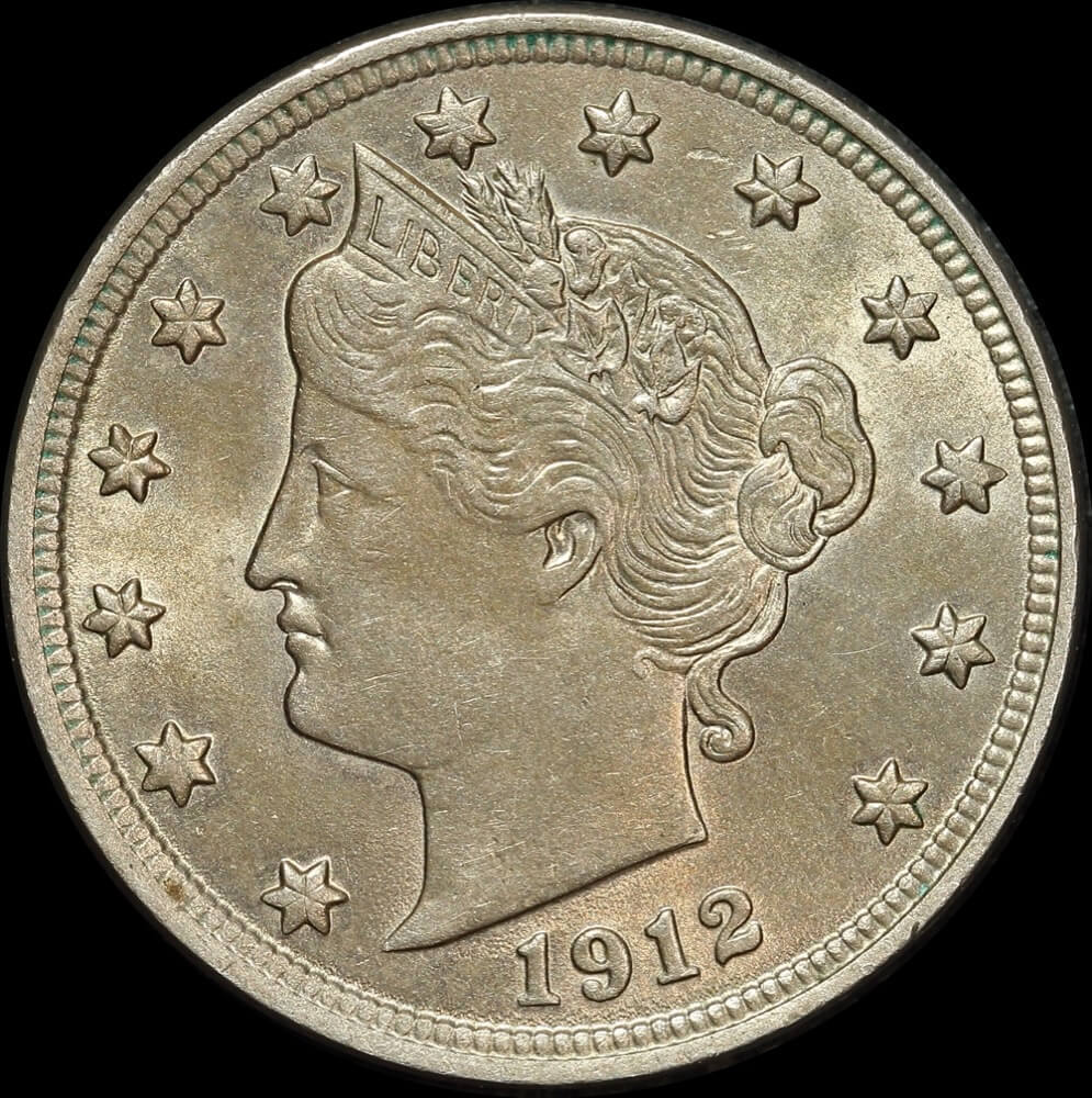 United States 1912 Liberty Nickel Five Cents Uncirculated product image