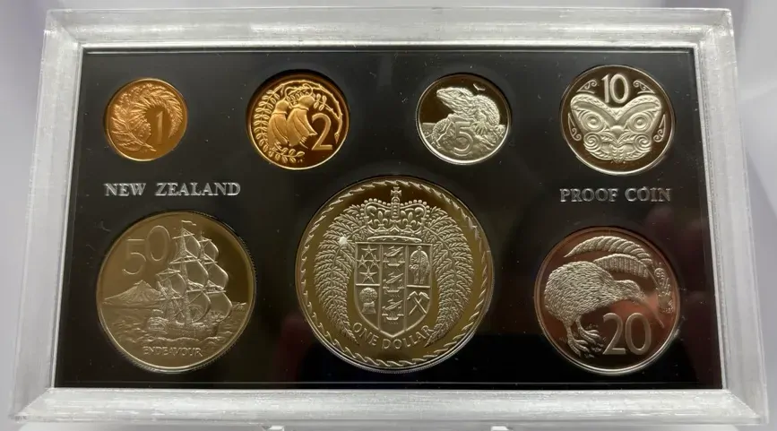 New Zealand 1973 Proof Coin Set product image