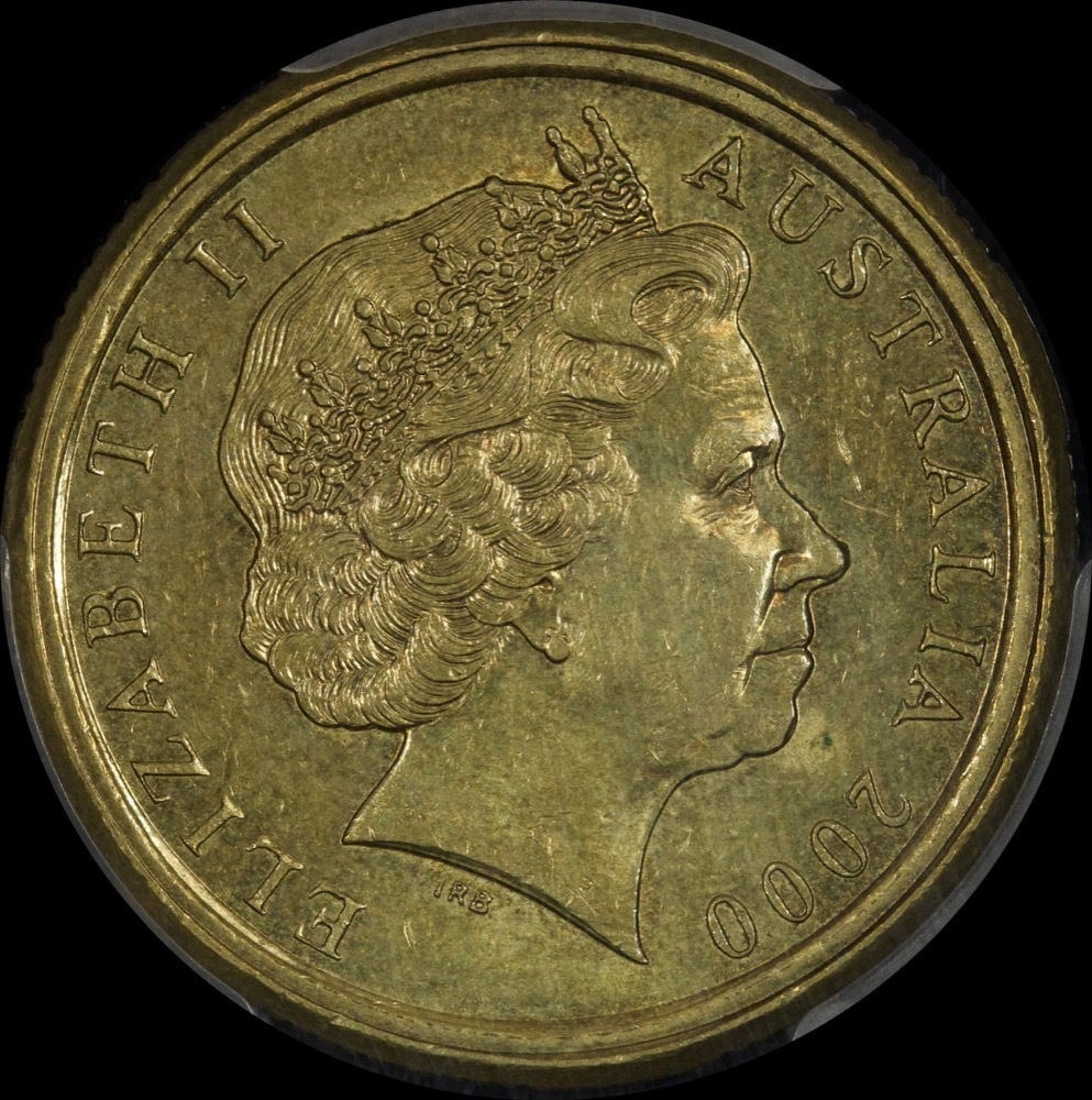2000 One Dollar Ten Cent Mule about Unc (PCGS AU58) product image