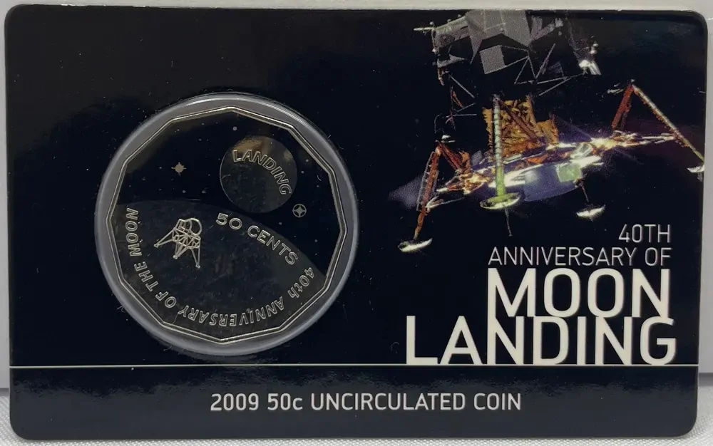 2009 50 Cent Uncirculated Moon Landing product image