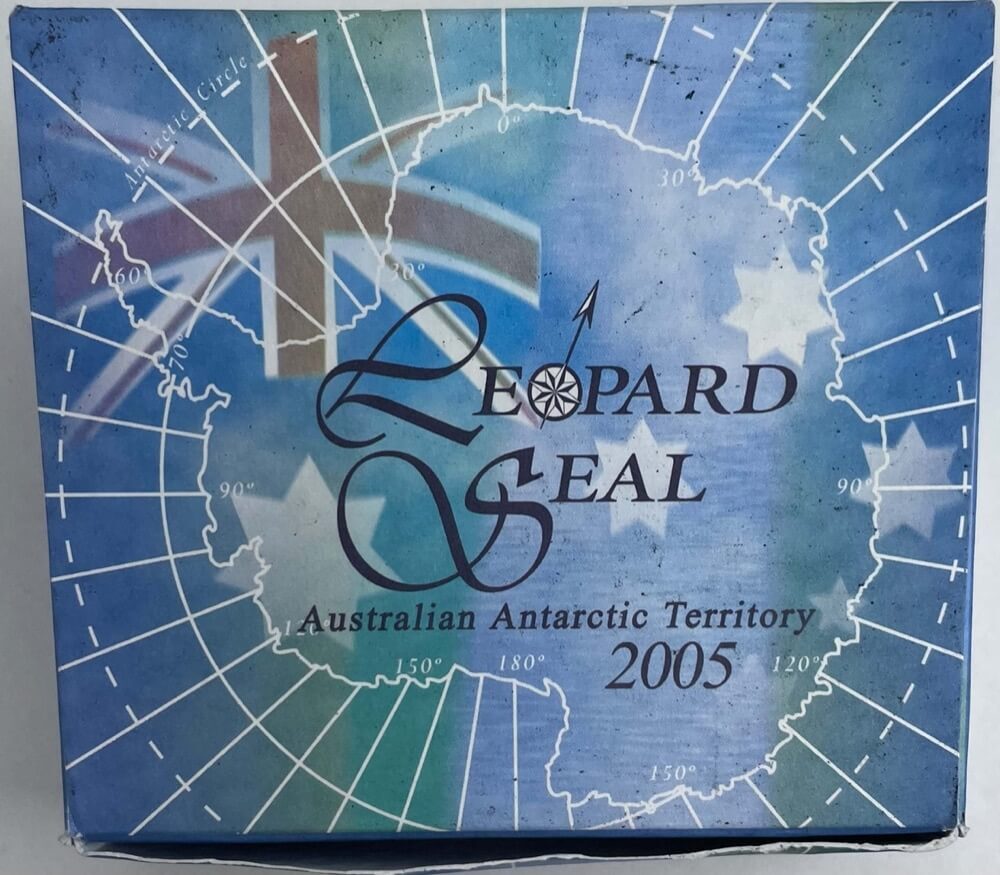 2005 Silver One Ounce Proof Antarctic Territory Leopard Seal product image