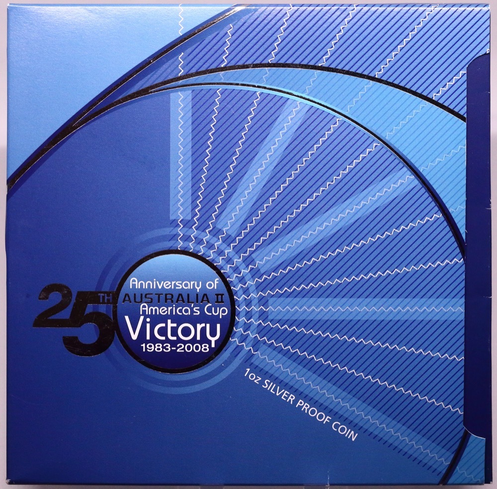 2008 Silver One Ounce Proof America's Cup - Australia II Victory product image
