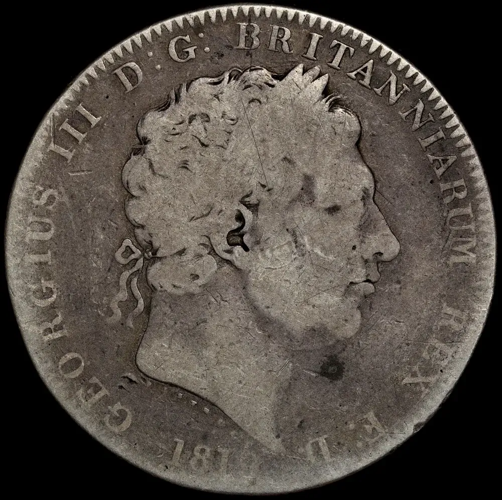 1819 LIX Silver Crown George III S#3787 Very Good product image