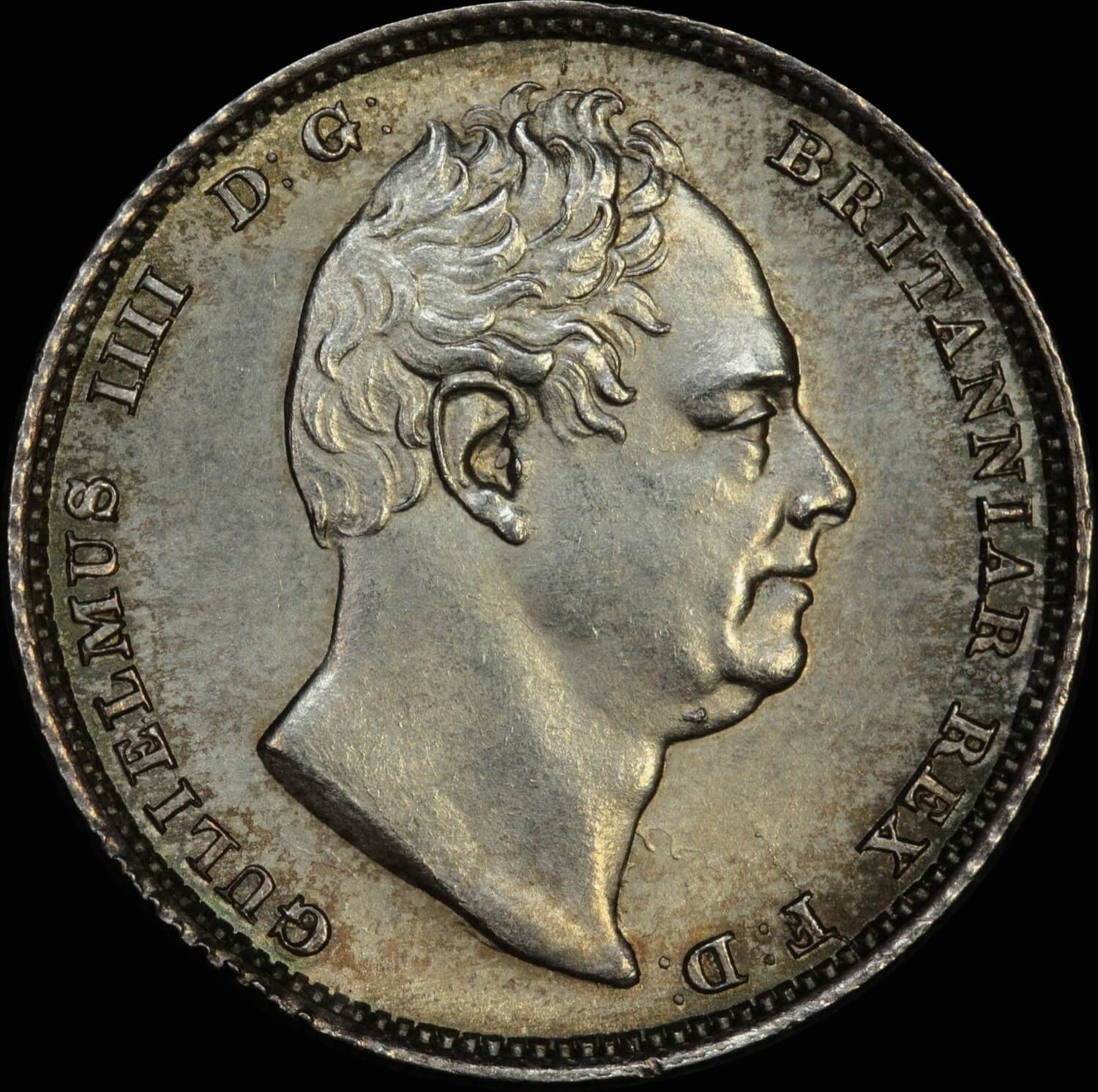 1831 Silver Sixpence William IV S#3836 Choice Unc (PCGS MS63) product image