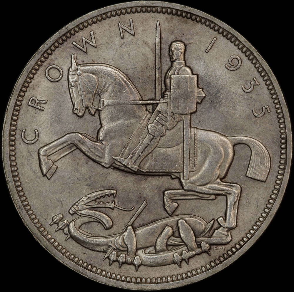 1935 Silver Crown George V S#3967 about Unc product image