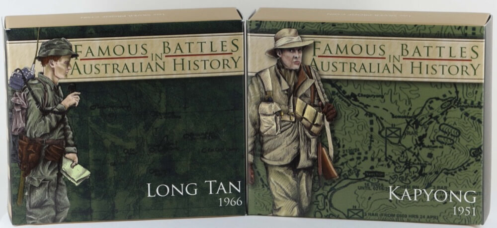 2011-2012  Silver 5 Coin Proof Set Famous Battles in Australian History product image