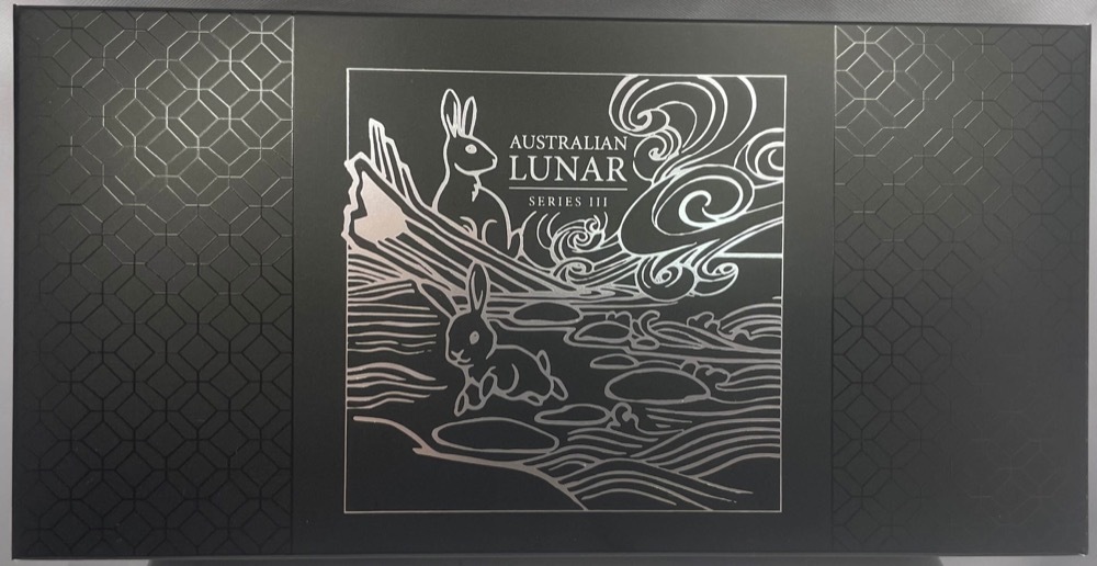 2023 Silver Lunar Series III 3 Coin Set Year of the Rabbit product image
