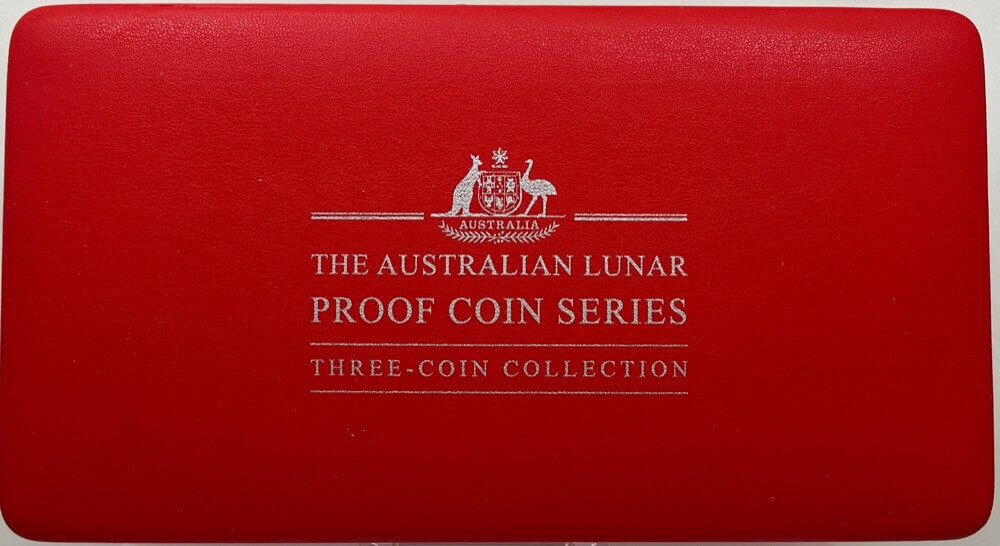 2004 Silver Lunar 3 Coin Set Monkey Series I product image
