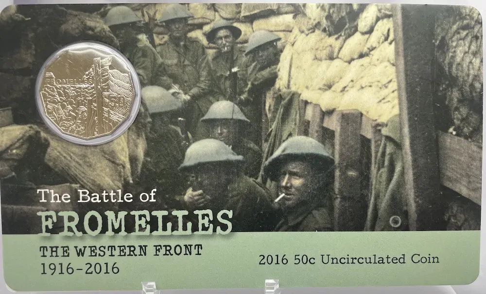2016 50 Cent Uncirculated Coin The Western Front Fromelles product image